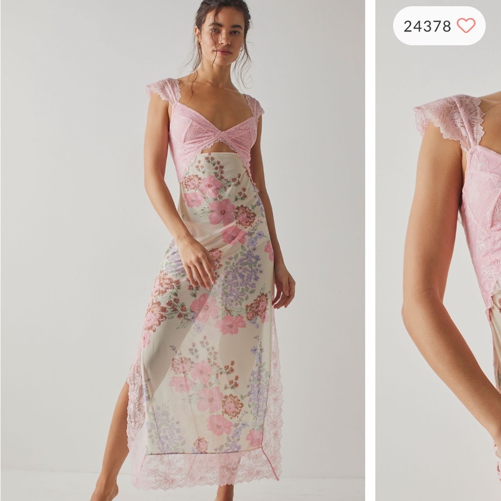 BRAND NEW WITH TAGS free people suddenly fine maxi dress size small
